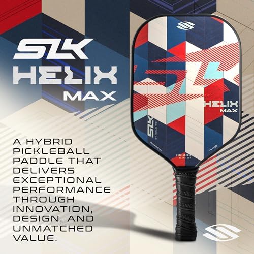 Thermoformed Carbon Fiber Pickleball Paddles for Unmatched Control | Selkirk Sport SLK Helix Pro Pickleball Paddle | Se