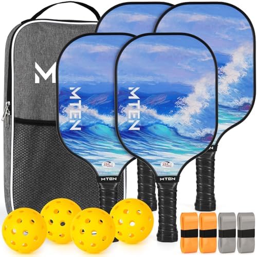 USAPA Approved Fiberglass Surface Pickleball Set for Men and Women Global Recycled Standard