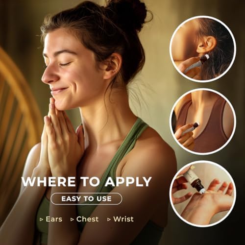 Gya Labs Frankincense & Somali Myrrh Essential Oil Roll On - Convenience - Camping Enthusiasts - Aromatherapy Relief, Cl