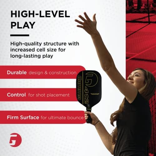 GAMMA Pickleball Paddles for Men & Women - Additional Power & Control, Honeycomb Grip, USAAPA Approved | GAMMA USA Made