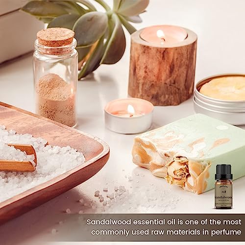 Yethious Pure Sandalwood Essential Oil for Aromatherapy & Diffuser - 10ML