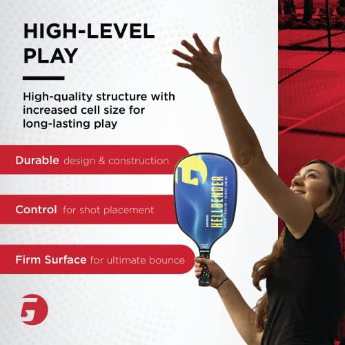 GAMMA Pickleball Paddles for Men & Women - Additional Power & Control, Honeycomb Grip, USAAPA Approved | GAMMA USA Made
