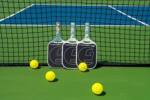 GAMMA RCF Airbender Pickleball Paddle, Raw Carbon Fiber, Shock Absorbing Gel Insert for Smooth Hits | GAMMA RCF Airbend