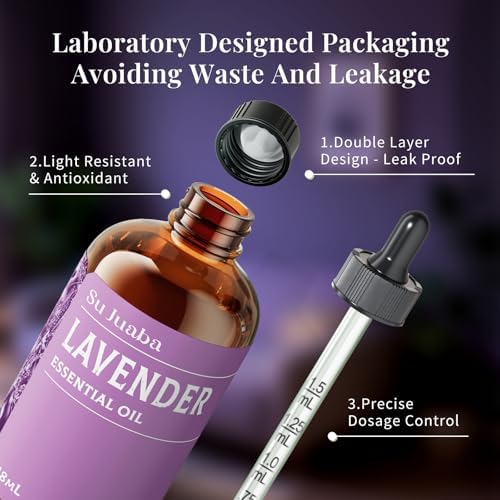 Sujuaba Sandalwood Oil for Diffuser and Skincare 4 Fl Oz - 100% Natural Aromatherapy Oil - Perfect for Relaxation and DI