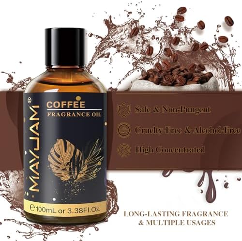 MAYJAM Sandalwood Essential Oil - Pure Fragrance Oil for Diffuser and Soap Candle Making, Ideal for Home and Office, 10