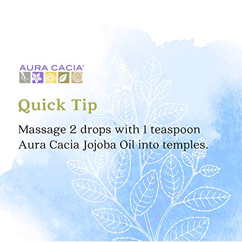 Aura Cacia Sandalwood Essential Oil for Skin Care and Centering Aura Cacia Sandalwood Essential Oil Jojoba Oil 0.5 fl.