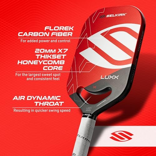 Selkirk Sport LUXX Control Pickleball Paddle - Carbon Fiber Paddles for Unmatched Control and Added Power | Selkirk Spo