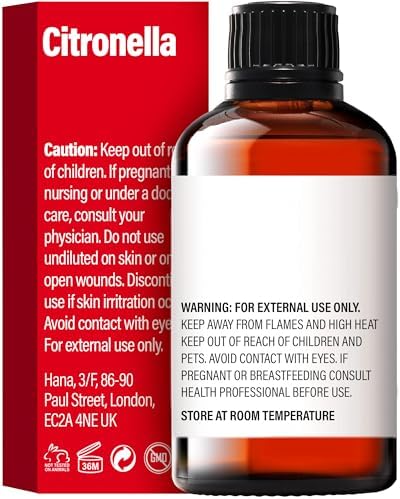 H'ana Sandalwood Essential Oil - 1.02 Fl Oz - for Hair and Skin, Aromatherapy, DIY Soap Making - ClimatePartner Certifie