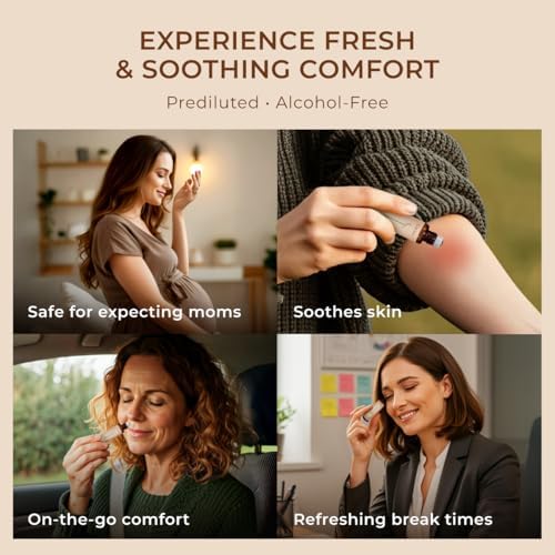 Gya Labs Frankincense & Somali Myrrh Essential Oil Roll On - Convenience - Camping Enthusiasts - Aromatherapy Relief, Cl