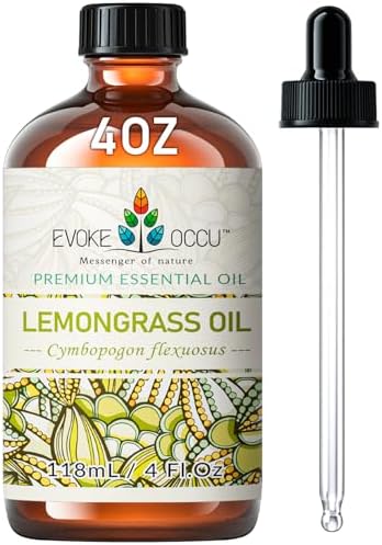 EVOKE OCCU Lemongrass and Chamomile Essential Oils - Relaxing and Soothing for Stress Relief - 4 Fl Oz EVOKE OCCU Lemo