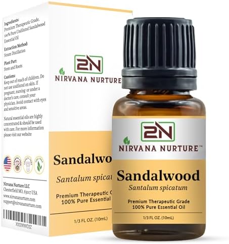 Sandalwood Essential Oil Aromatherapy Diffuser - Premium, Therapeutic Grade, for Calm and Relaxation | Sandalwood Essen