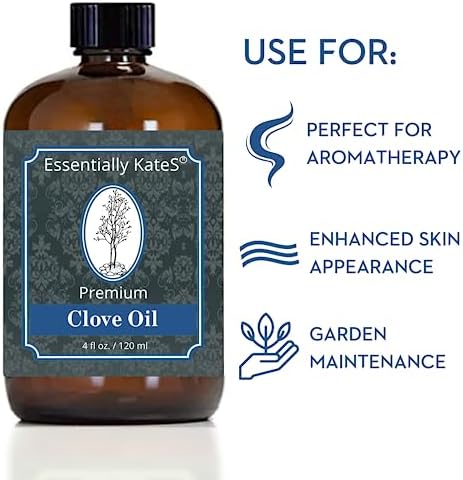 Premium Cinnamon Oil 4 Fl Oz for Cleaning and Aromatherapy - 100% Pure, Natural & Therapeutic - Perfect for Indoor and O