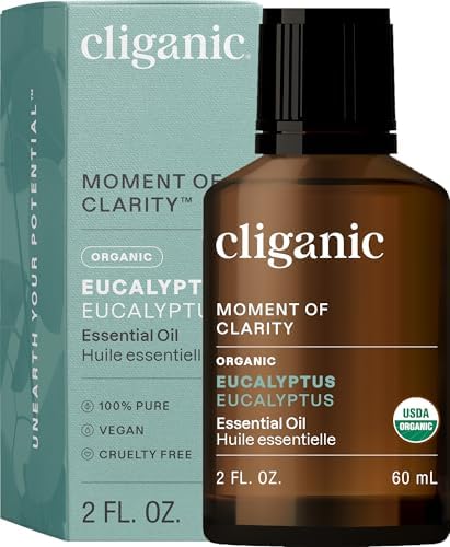 Cliganic Organic Frankincense Essential Oil - Boswellia Serrata, 100% Pure Natural Undiluted, for Stress Relief and Rela