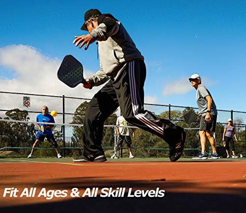 JoncAye USAPA Approved Pickleball Paddles Set of 4 for Adults, Men, Women, and Kids with Balls and Bag JoncAye USAPA App