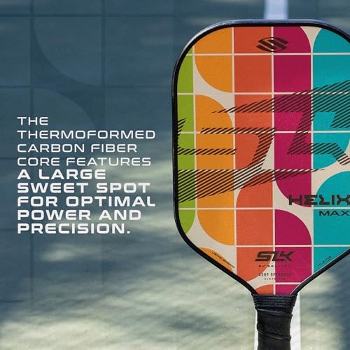 Thermoformed Carbon Fiber Pickleball Paddles for Unmatched Control | Selkirk Sport SLK Helix Pro Pickleball Paddle | Se