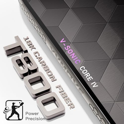 T700 Raw Carbon Fiber Pickleball Paddle for Ultimate Spin & Consistency USAPA ApprovedPremium Pickle Ball Racket with 16