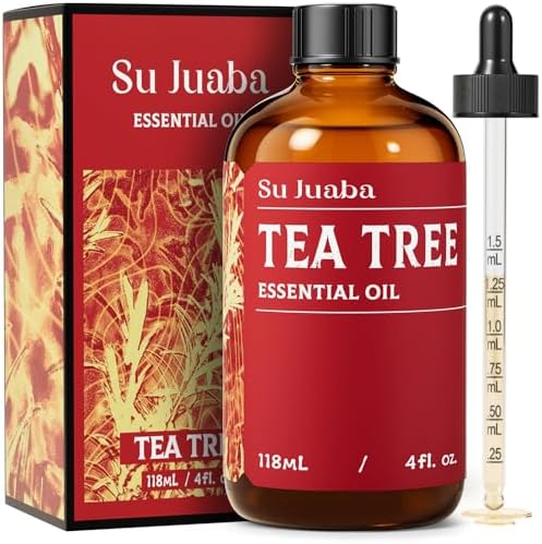 Sujuaba Sandalwood Oil for Diffuser and Skincare 4 Fl Oz - 100% Natural Aromatherapy Oil - Perfect for Relaxation and DI