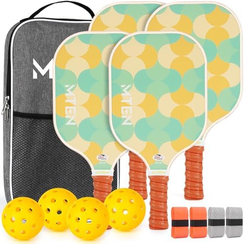 USAPA Approved Fiberglass Surface Pickleball Set for Men and Women Global Recycled Standard