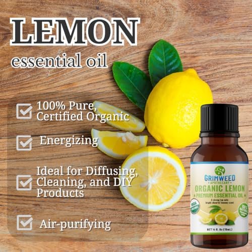 Grimweed Apothecary USDA Organic Cinnamon Essential Oil - Therapeutic Grade - 15mL - Diffuser Oil - 100% All Natural - w