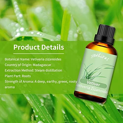 Yethious Pure Sandalwood Essential Oil for Aromatherapy & Diffuser - 10ML
