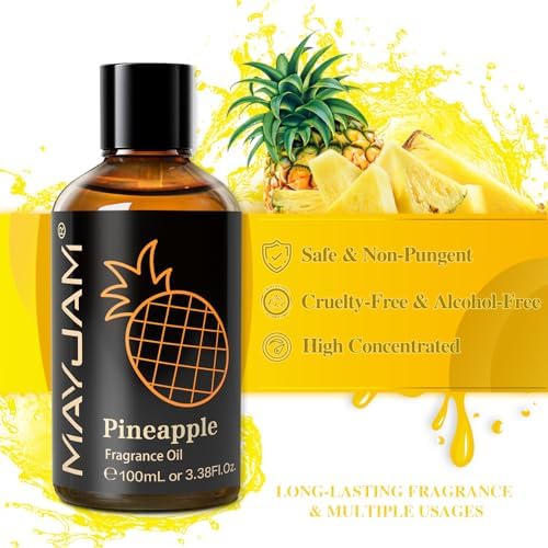 MAYJAM Sandalwood Essential Oil - Pure Fragrance Oil for Diffuser and Soap Candle Making, Ideal for Home and Office, 10