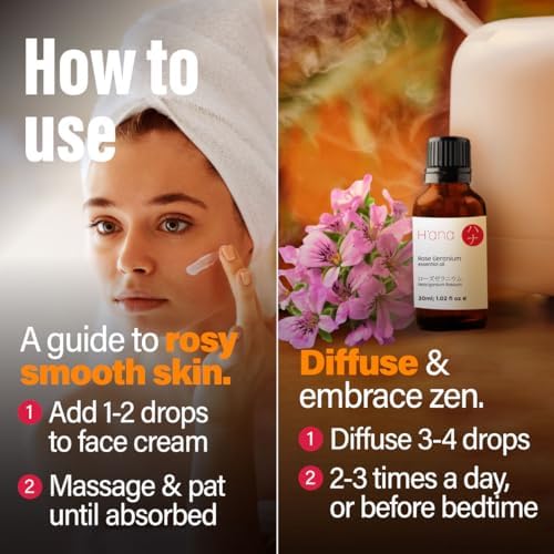 H'ana Sandalwood Essential Oil - 1.02 Fl Oz - for Hair and Skin, Aromatherapy, DIY Soap Making - ClimatePartner Certifie