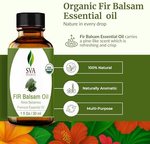 SVA Frankincense Essential Oil - 100% Natural Boswellia Carterii Oil for Aromatherapy and Skin Care - 1 Fl Oz with Dropp