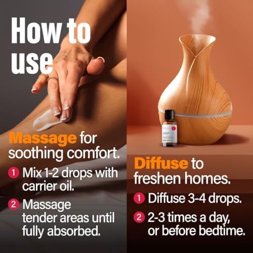 H'ana Sandalwood Essential Oil - 1.02 Fl Oz - for Hair and Skin, Aromatherapy, DIY Soap Making - ClimatePartner Certifie