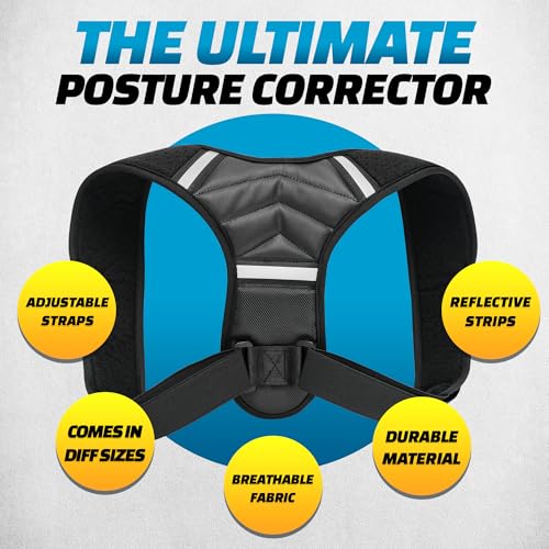 Benoo Back Posture Corrector for Women & Men: Comfortable & Adjustable Back Brace to Improve Posture & Relieve Back Pain