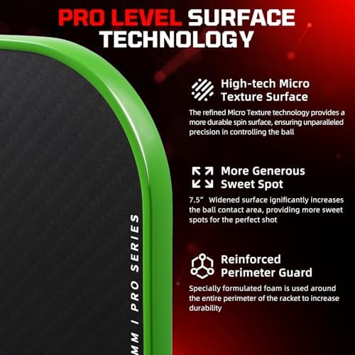 BAGAIL USAPA Approved Pickleball Paddles Set for Traction and Stability | Lightweight BAGAIL Pickleball Rackets with 4