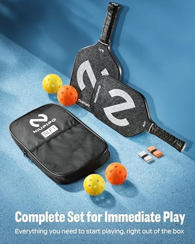 USAPA Approved Lightweight Pickleball Rackets for Casual Players | Durable Fiberglass Surface Picks with Polypropylene