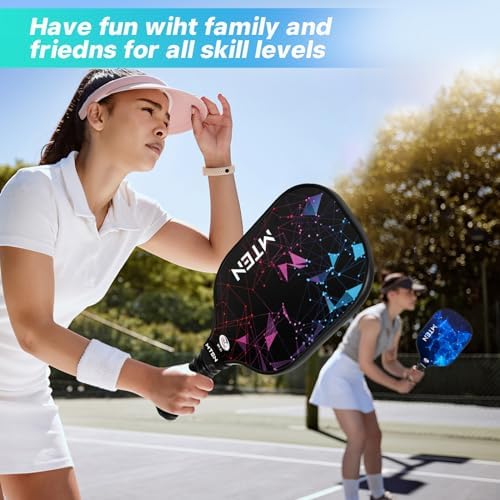 USAPA Approved Fiberglass Surface Pickleball Set for Men and Women Global Recycled Standard