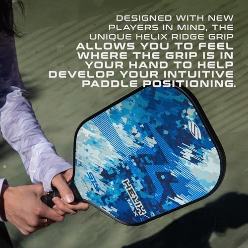 Thermoformed Carbon Fiber Pickleball Paddles for Unmatched Control | Selkirk Sport SLK Helix Pro Pickleball Paddle | Se