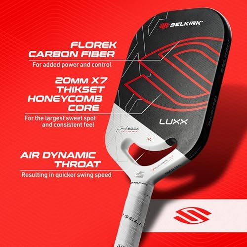 Selkirk Sport LUXX Control Pickleball Paddle - Carbon Fiber Paddles for Unmatched Control and Added Power | Selkirk Spo