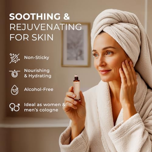 Gya Labs Frankincense & Somali Myrrh Essential Oil Roll On - Convenience - Camping Enthusiasts - Aromatherapy Relief, Cl