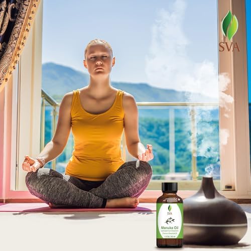 SVA Frankincense Essential Oil - 100% Natural Boswellia Carterii Oil for Aromatherapy and Skin Care - 1 Fl Oz with Dropp