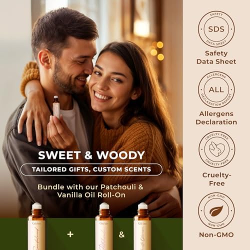 Gya Labs Frankincense & Somali Myrrh Essential Oil Roll On - Convenience - Camping Enthusiasts - Aromatherapy Relief, Cl