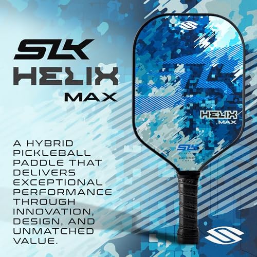 Thermoformed Carbon Fiber Pickleball Paddles for Unmatched Control | Selkirk Sport SLK Helix Pro Pickleball Paddle | Se