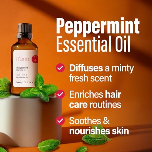 H'ana Sandalwood Essential Oil - 1.02 Fl Oz - for Hair and Skin, Aromatherapy, DIY Soap Making - ClimatePartner Certifie