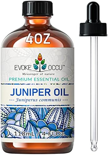 EVOKE OCCU Cinnamon Essential Oil and Juniper Essential Oil for Relaxation - Stress Relief and Muscle Pain Relief - 4 Fl