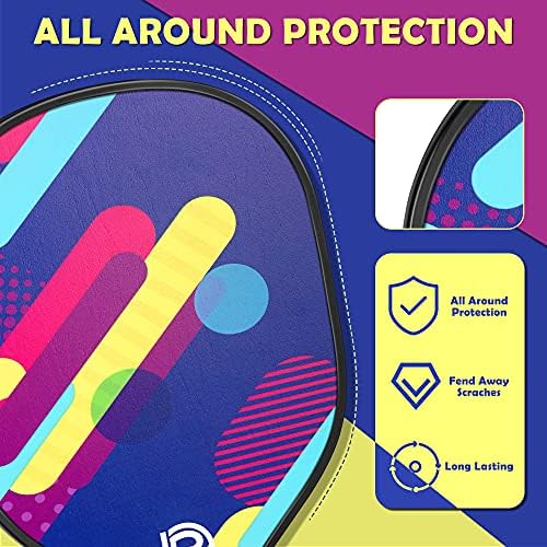 DULCE DOM USAPA Approved Fiberglass/Carbon Fiber Pickleball Paddles Set of 4 for Training | DULCE DOM 4 Indoor Outdoor