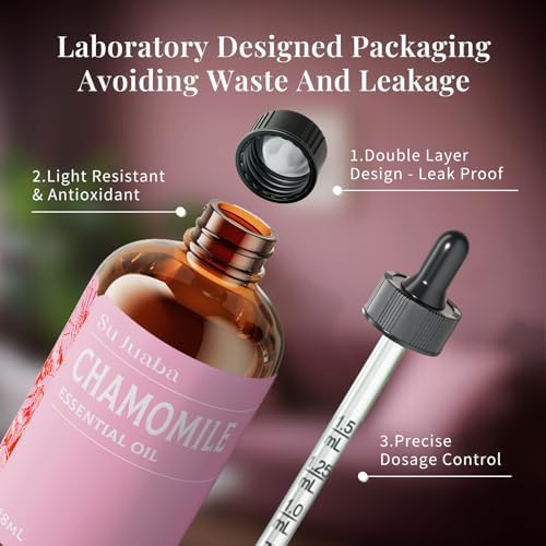 Sujuaba Sandalwood Oil for Diffuser and Skincare 4 Fl Oz - 100% Natural Aromatherapy Oil - Perfect for Relaxation and DI