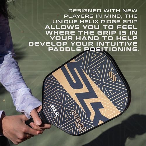 Thermoformed Carbon Fiber Pickleball Paddles for Unmatched Control | Selkirk Sport SLK Helix Pro Pickleball Paddle | Se