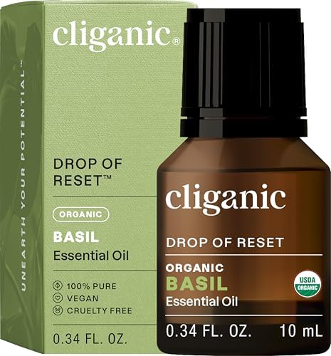 Cliganic Organic Frankincense Essential Oil - Boswellia Serrata, 100% Pure Natural Undiluted, for Stress Relief and Rela
