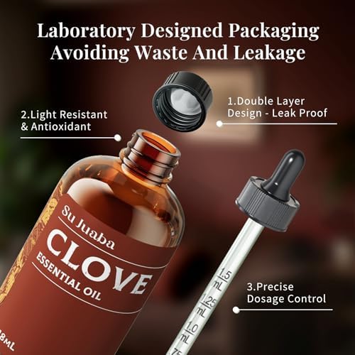 100% Pure Frankincense Essential Oil for Skin and Diffuser - SU JUABA 4 Fl Oz | SU JUABA Frankincense Essential Oil - P