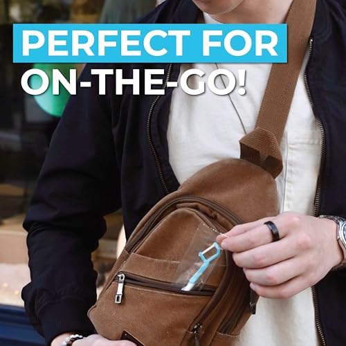 The Evolution Oral Care Prepasted Whitening Toothbrushes - 4-in-1 (Paste + Brush + Floss + Pick) - Individually Wrapped