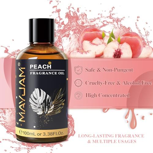 MAYJAM Sandalwood Essential Oil - Pure Fragrance Oil for Diffuser and Soap Candle Making, Ideal for Home and Office, 10