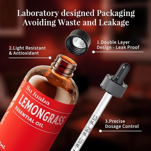 Sujuaba Sandalwood Oil for Diffuser and Skincare 4 Fl Oz - 100% Natural Aromatherapy Oil - Perfect for Relaxation and DI