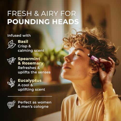 Gya Labs Frankincense & Somali Myrrh Essential Oil Roll On - Convenience - Camping Enthusiasts - Aromatherapy Relief, Cl