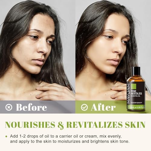 MAYJAM Indian Sandalwood Essential Oils for Skin Care and Hair Care - 100ml MAYJAM Indian Sandalwood Essential Oils fo